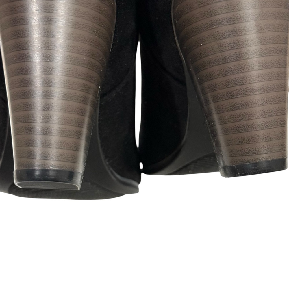Maurice’s Black Suede Ankle Boots 7 EUC - Picture 4 of 10